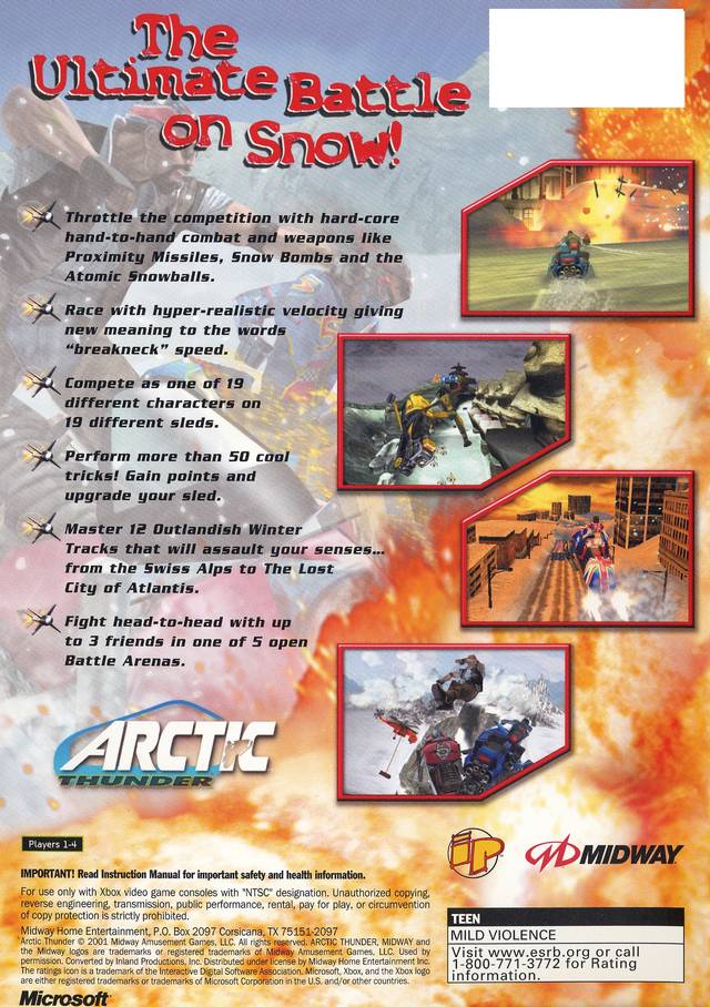 Arctic Thunder - (XB) Xbox [Pre-Owned] Video Games Midway   