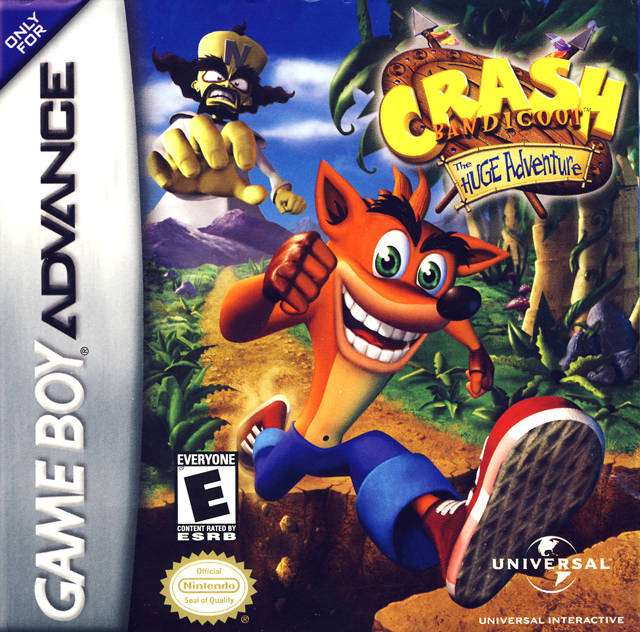 Crash Bandicoot: The Huge Adventure - (GBA) Game Boy Advance [Pre-Owned] Video Games Universal Interactive   