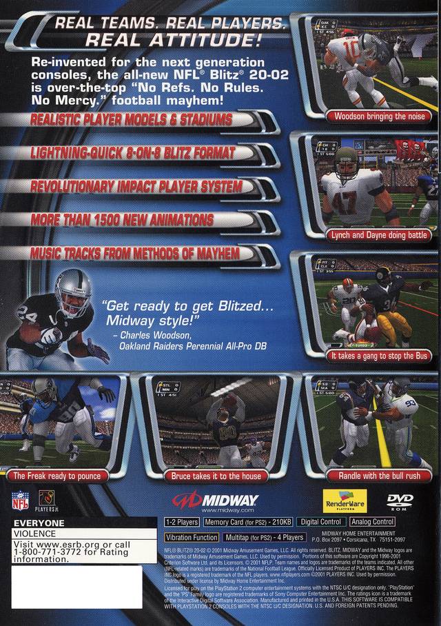 NFL Blitz 20-02 - (PS2) PlayStation 2 [Pre-Owned] Video Games Midway   