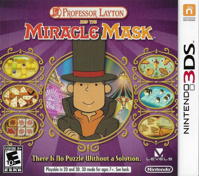 Professor Layton and the Miracle Mask - Nintendo 3DS [Pre-Owned] Video Games Nintendo   