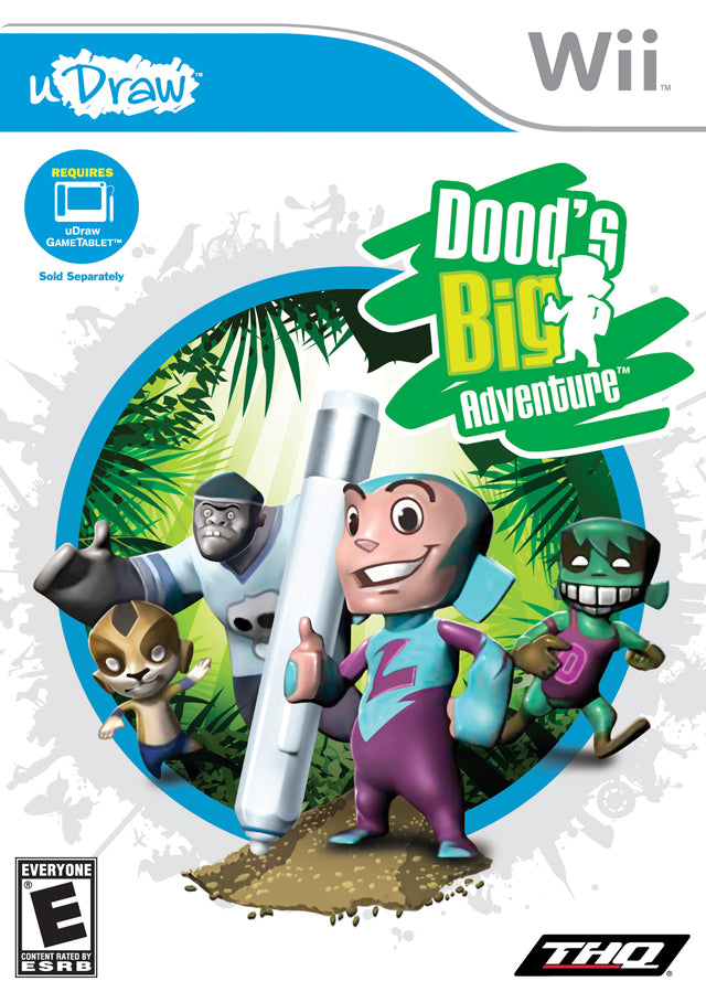 uDraw: Dood's Big Adventure - Nintendo Wii [Pre-Owned] Video Games THQ   