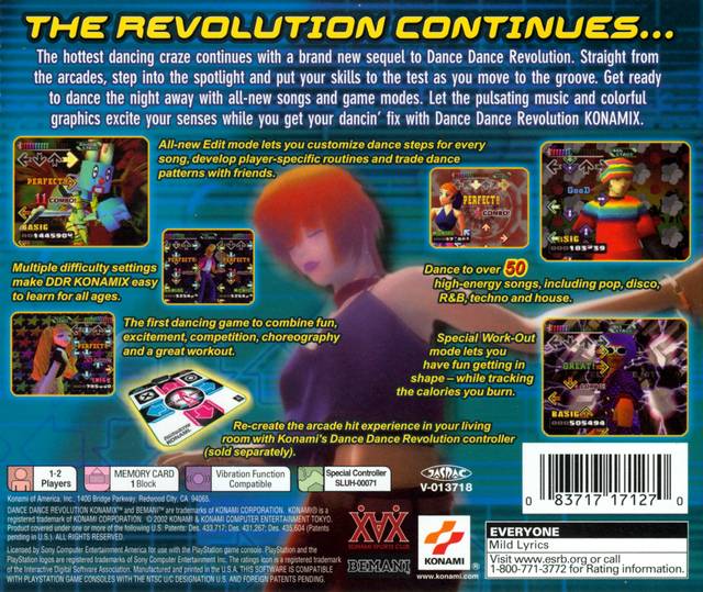 Dance Dance Revolution Konamix - (PS1) PlayStation 1 [Pre-Owned] Video Games Konami   