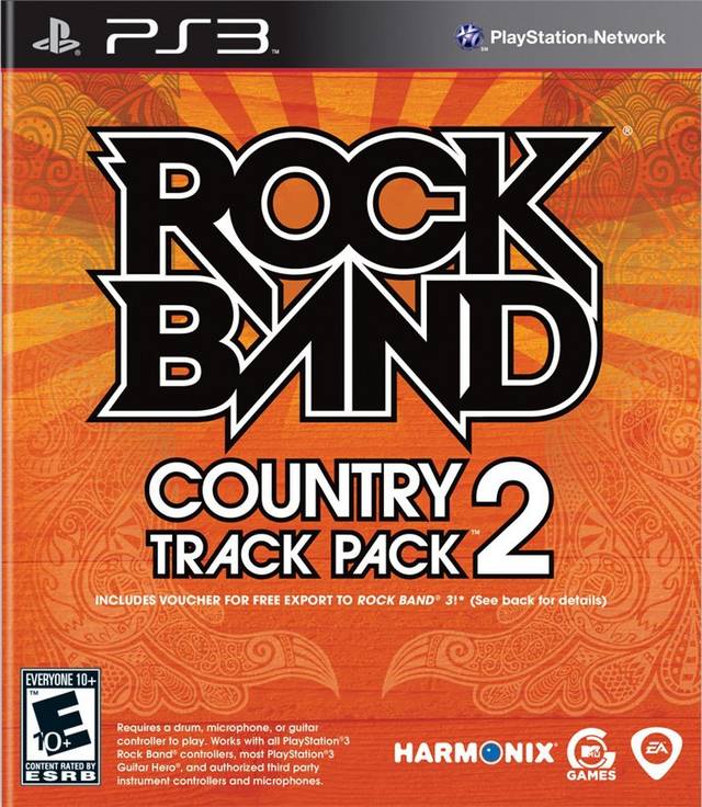 Rock Band: Country Track Pack 2 - (PS3) PlayStation 3 [Pre-Owned] Video Games Electronic Arts   