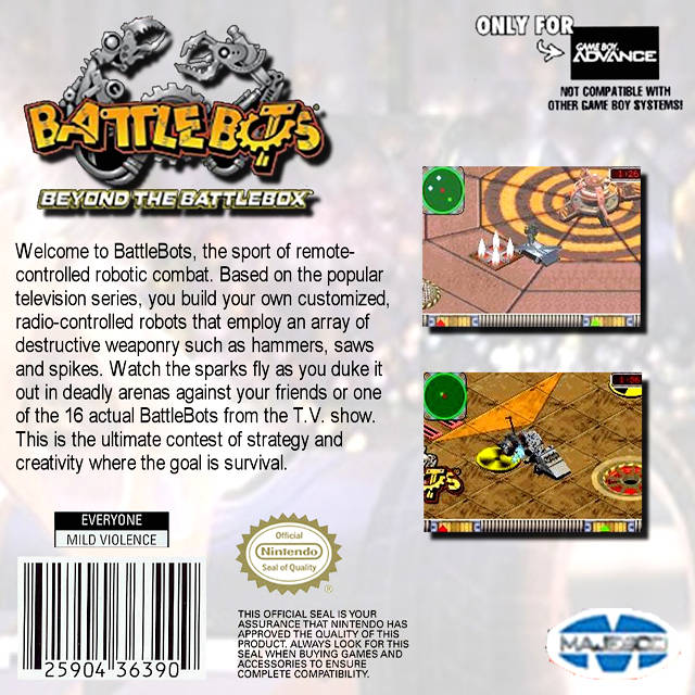 BattleBots: Beyond the BattleBox - (GBA) Game Boy Advance [Pre-Owned] Video Games Majesco   
