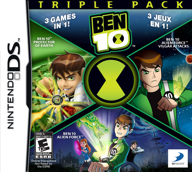 Ben 10 Triple Pack - (NDS) Nintendo DS [Pre-Owned] Video Games D3Publisher   
