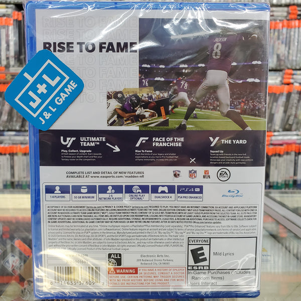 madden 22 back cover