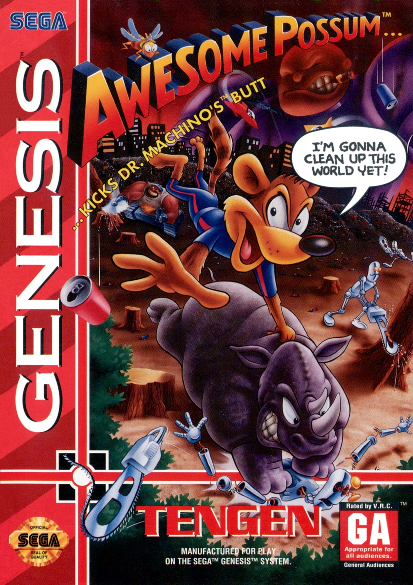 Awesome Possum - (SG) SEGA Genesis [Pre-Owned] Video Games Tengen   