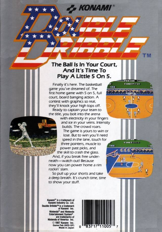 Double Dribble - (NES) Nintendo Entertainment System [Pre-Owned] Video Games Konami   