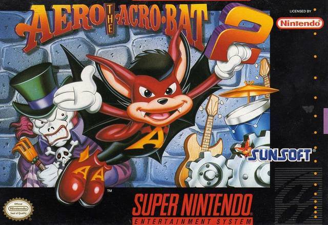 Aero the Acro-Bat 2 - (SNES) Super Nintendo [Pre-Owned] Video Games SunSoft   