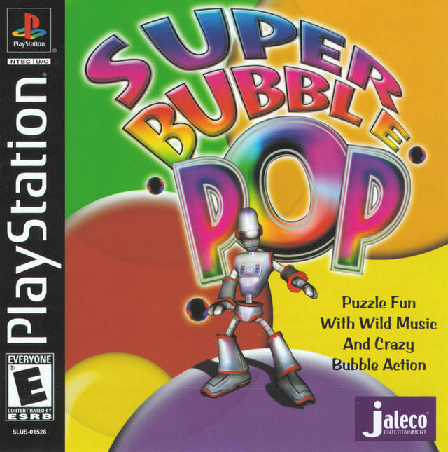 Super Bubble Pop - (PS1) PlayStation 1 Video Games Jaleco Entertainment   