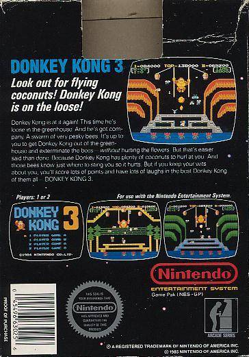 Donkey Kong 3 - (NES) Nintendo Entertainment System [Pre-Owned] Video Games Nintendo   