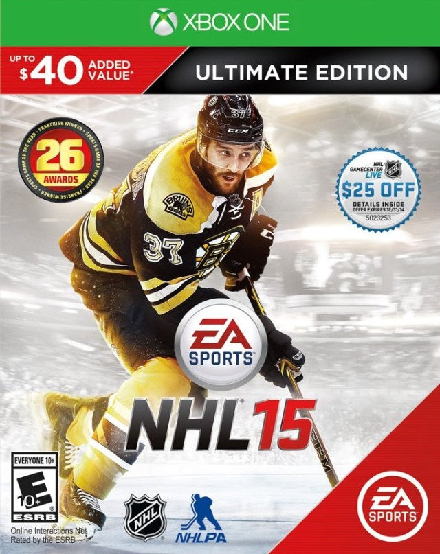 NHL 15 (Ultimate Edition) - Xbox One Video Games Electronic Arts   
