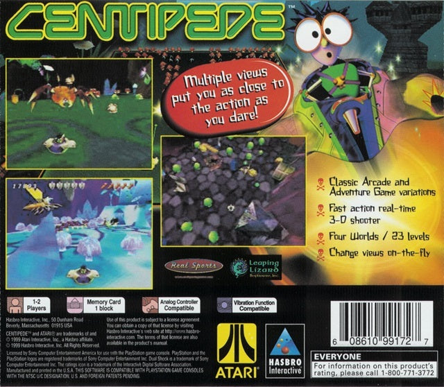 Centipede - (PS1) PlayStation 1 [Pre-Owned] Video Games Hasbro Interactive   