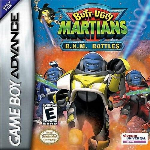 Butt Ugly Martians: B.K.M. Battles - (GBA) Game Boy Advance [Pre-Owned] Video Games VU Games   