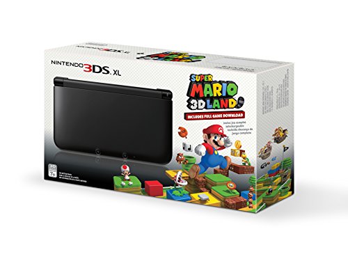 Nintendo 3DS XL (Black) With Super Mario 3D Land Game Pre-installed - Nintendo 3DS Consoles Nintendo   