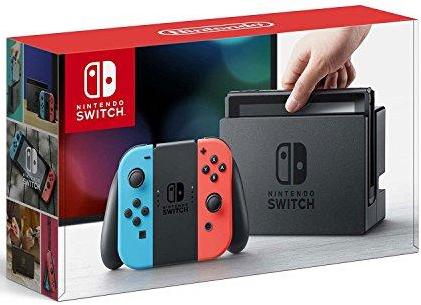 Nintendo Switch Console – Neon Red and Neon Blue Joy-Con (L-R