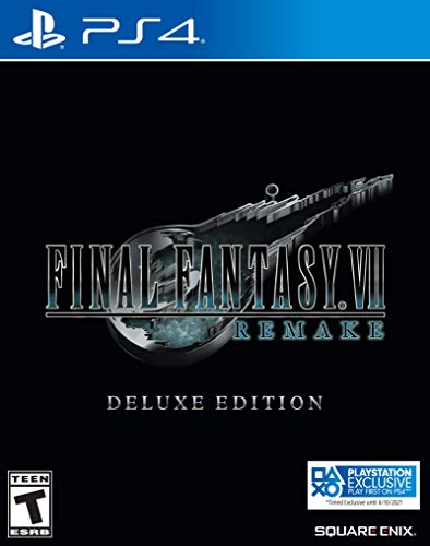 Final Fantasy VII Remake (Deluxe Edition) - (PS4) PlayStation 4 Video Games Square Enix   