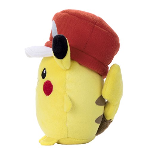 Pokémon Mocchi-Mocchi Pikachu Plush (Kalos Cap) (Japanese Import) - Toy Toy TAKARA TOMY A.R.T.S   