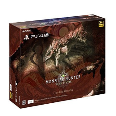 SONY PlayStation 4 Pro Console 1 TB (Monster Hunter: World Liolaeus Rathalos Limited Edition Bundle) - (PS4) PlayStation 4 Consoles Sony