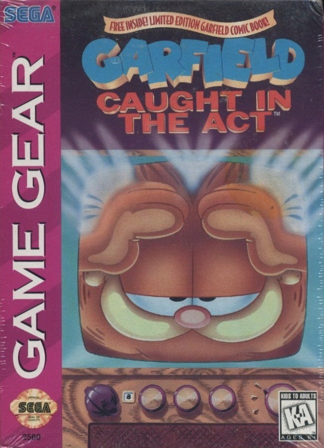 Garfield: Caught in the Act - SEGA GameGear [Pre-Owned] Video Games Sega   
