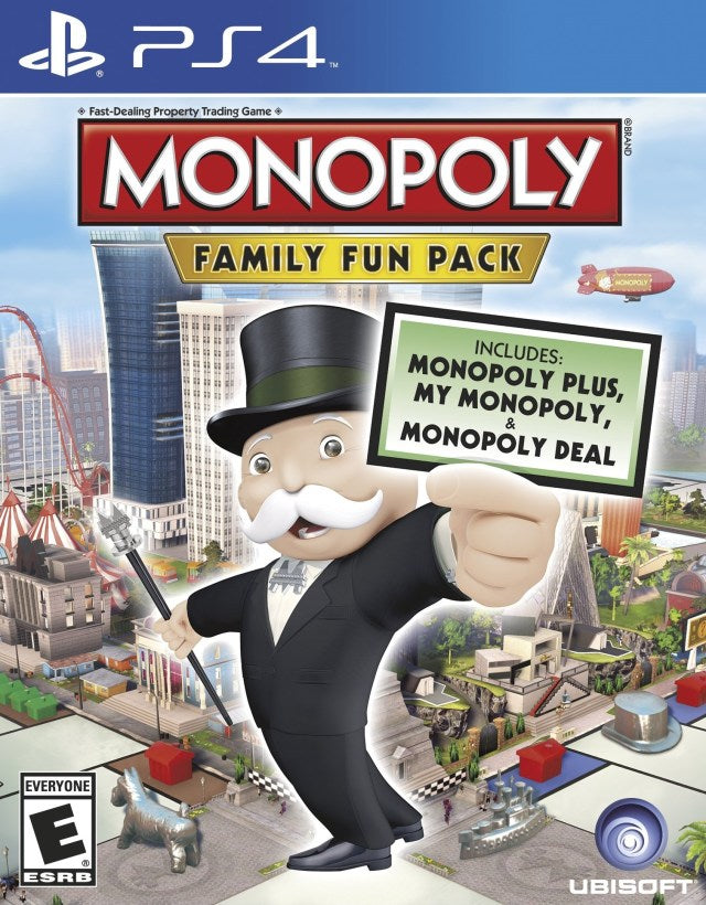 Monopoly: Family Fun Pack - PlayStation 4 Video Games Ubisoft   