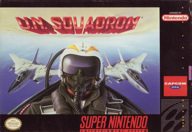 U.N. Squadron - (SNES) Super Nintendo [Pre-Owned] Video Games Capcom   