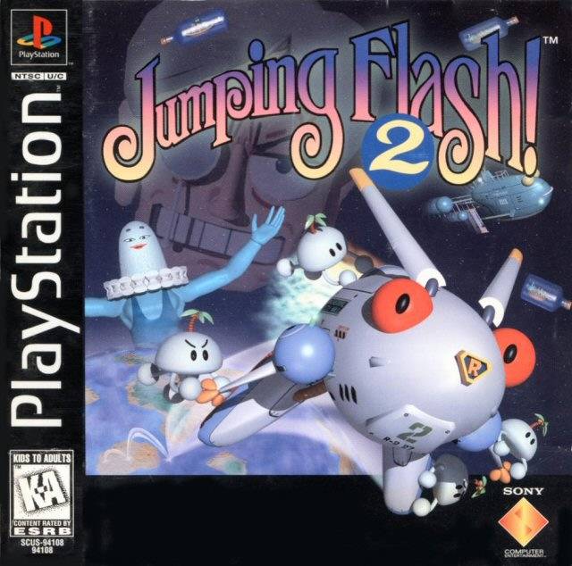 Jumping Flash! 2 - (PS1) PlayStation 1 [Pre-Owned] Video Games SCEA   