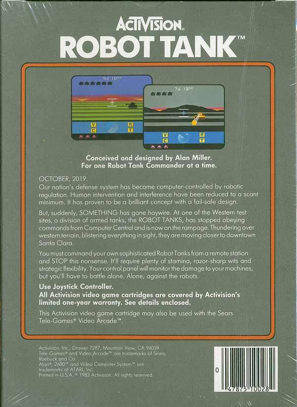 Robot Tank - Atari 2600 [Pre-Owned] Video Games Activision   