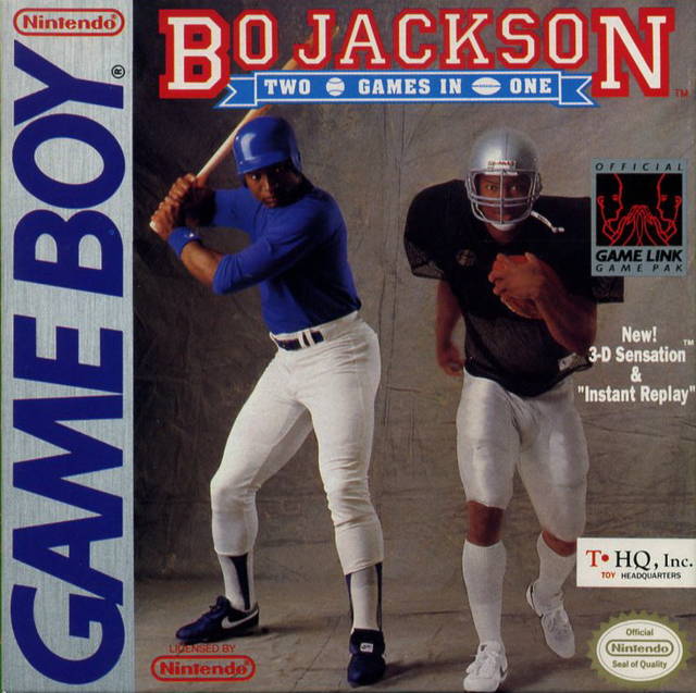 Bo Jackson: Two Games In One - (GB) Game Boy [Pre-Owned] Video Games THQ   