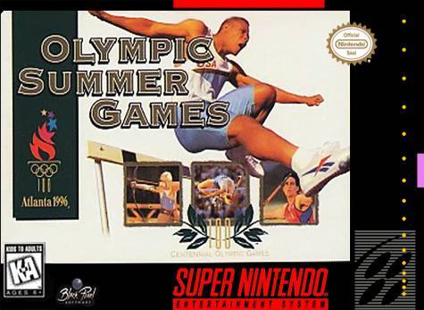 Olympic Summer Games: Atlanta 1996 - (SNES) Super Nintendo [Pre-Owned] Video Games Black Pearl   