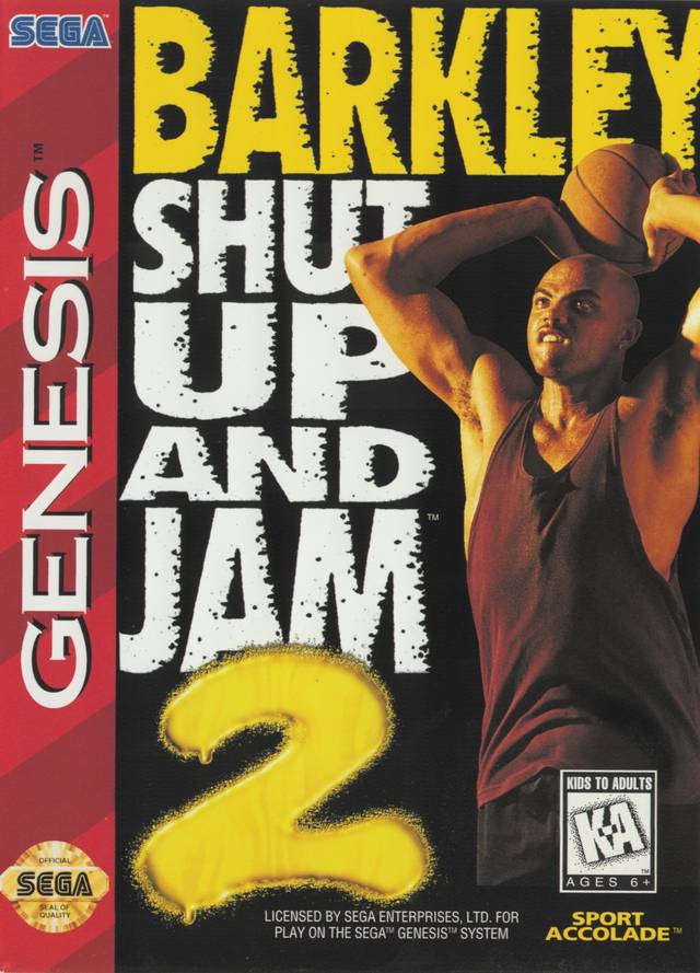 Barkley: Shut Up and Jam 2 - SEGA Genesis [Pre-Owned] Video Games Accolade   