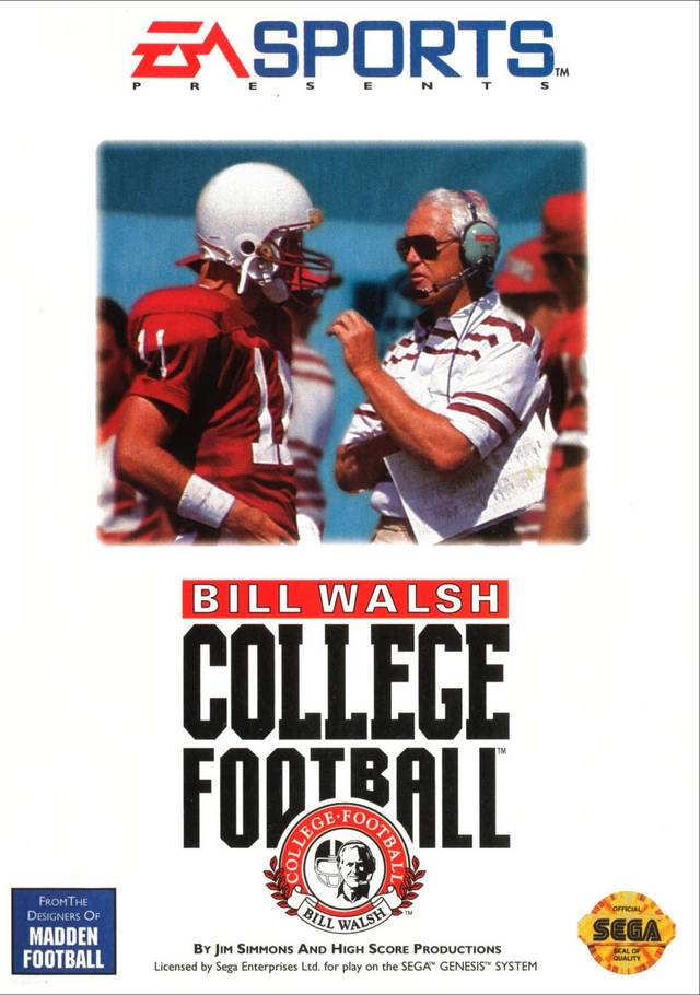 Bill Walsh College Football - SEGA Genesis [Pre-Owned] Video Games Electronic Arts   