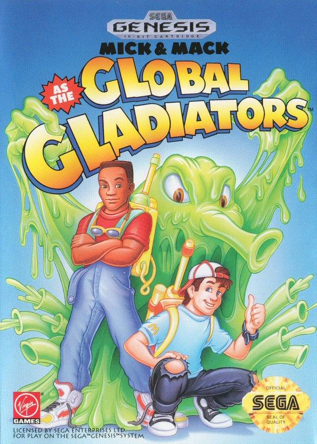 Mick & Mack as the Global Gladiators - SEGA Genesis [Pre-Owned] Video Games Virgin Interactive   
