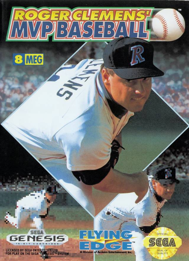 Roger Clemens' MVP Baseball - SEGA Genesis [Pre-Owned] Video Games Flying Edge   