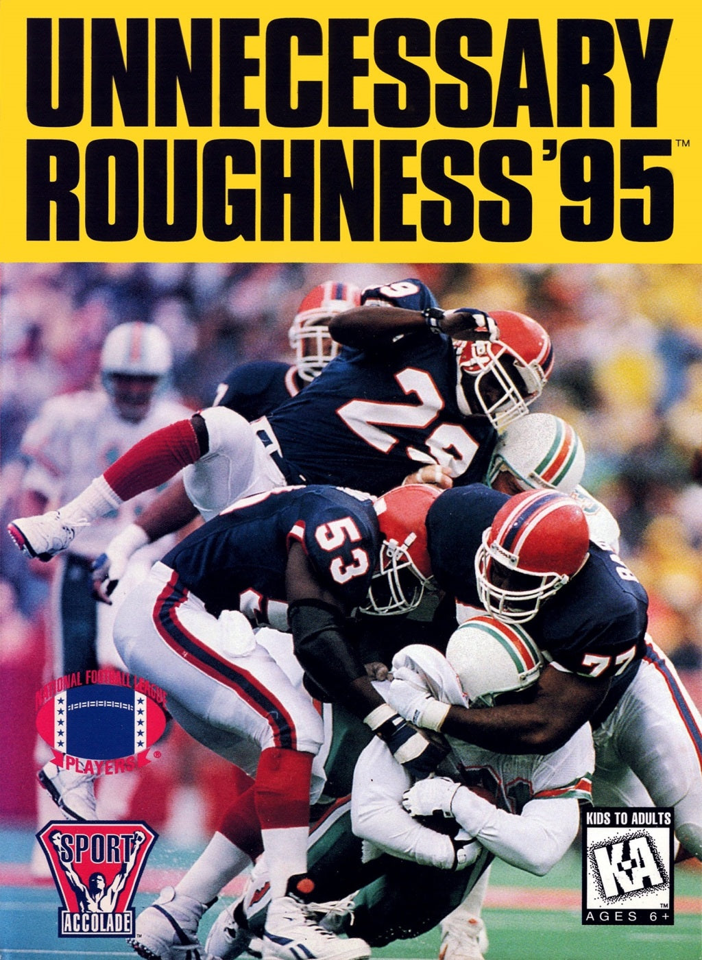 Unnecessary Roughness '95 - (SG) SEGA Genesis [Pre-Owned] Video Games Accolade   