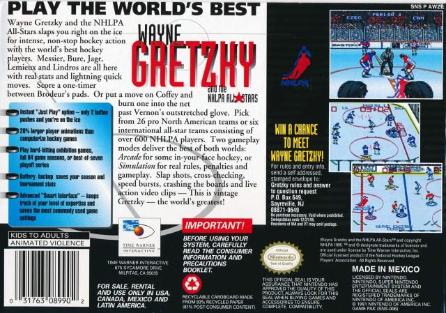 Wayne Gretzky and the NHLPA All-Stars - (SNES) Super Nintendo  [Pre-Owned] Video Games Time Warner Interactive   