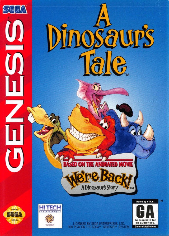 We're Back! A Dinosaur's Tale - (SG) SEGA Genesis [Pre-Owned] Video Games Hi Tech Expressions   