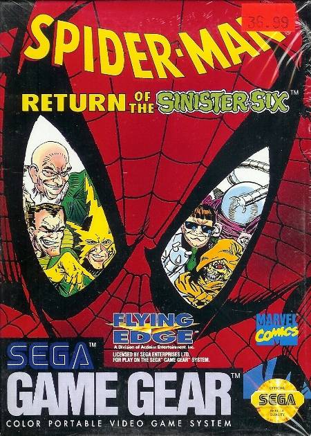 Spider-Man: Return of the Sinister Six - SEGA GameGear [Pre-Owned] Video Games Flying Edge   