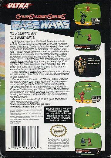 Cyber Stadium Series: Base Wars - (NES) Nintendo Entertainment System [Pre-Owned] Video Games Ultra   