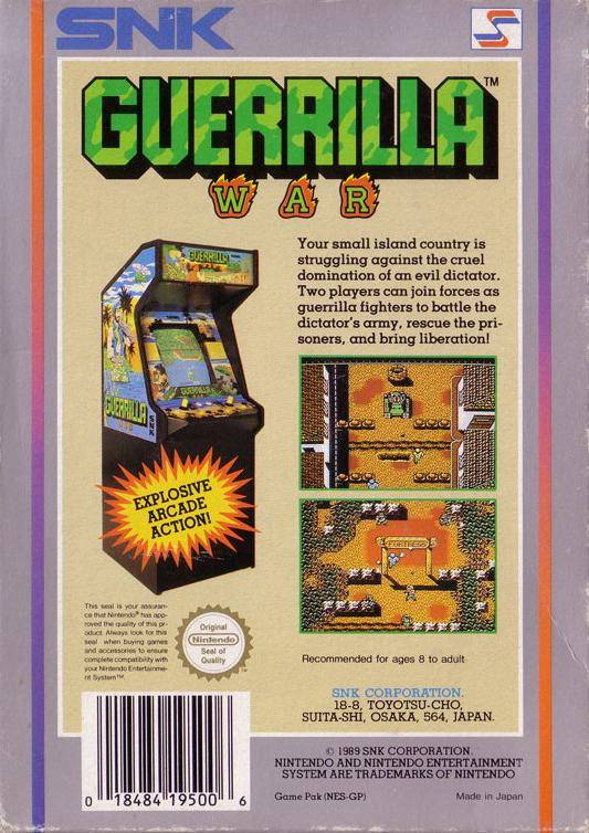 Guerrilla War - (NES) Nintendo Entertainment System [Pre-Owned] Video Games SNK   