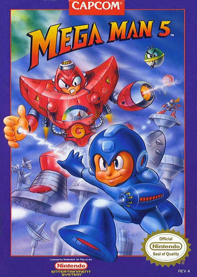 Mega Man 5 - (NES) Nintendo Entertainment System  [Pre-Owned] Video Games Capcom   