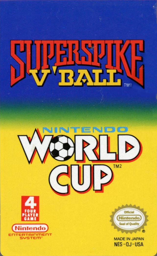Super Spike V'Ball / Nintendo World Cup - (NES) Nintendo Entertainment System [Pre-Owned] Video Games Nintendo   