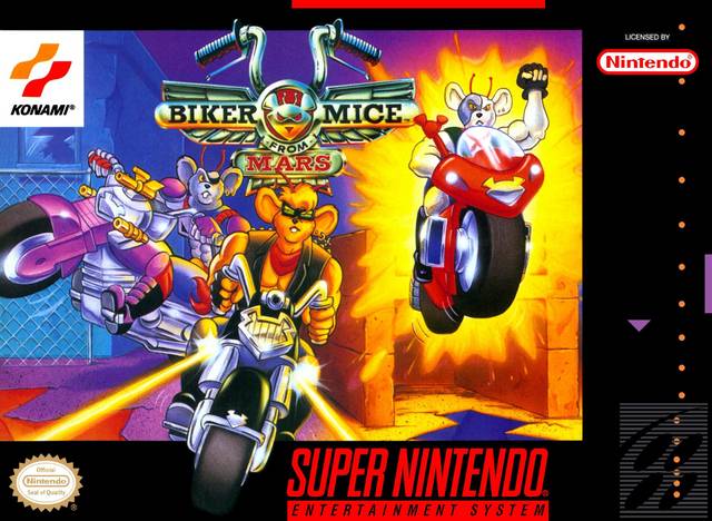 Biker Mice From Mars - (SNES) Super Nintendo [Pre-Owned] Video Games Konami   