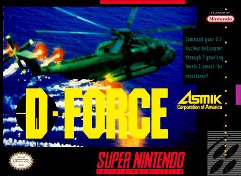 D-Force - (SNES) Super Nintendo [Pre-Owned] Video Games Asmik Corporation of America   