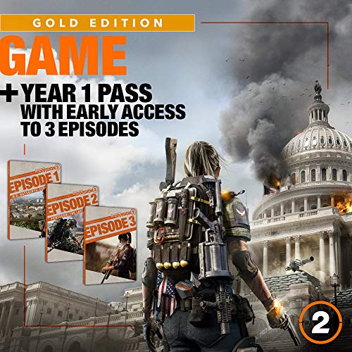 Tom Clancy's The Division 2 (Gold Steelbook Edition) - (XB1) Xbox One [Pre-Owned] Video Games Ubisoft   