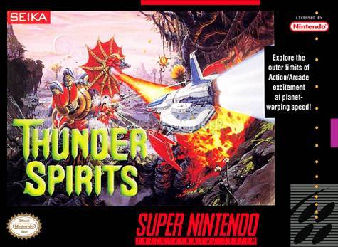 Thunder Spirits - (SNES) Super Nintendo [Pre-Owned] Video Games Seika Corp.   