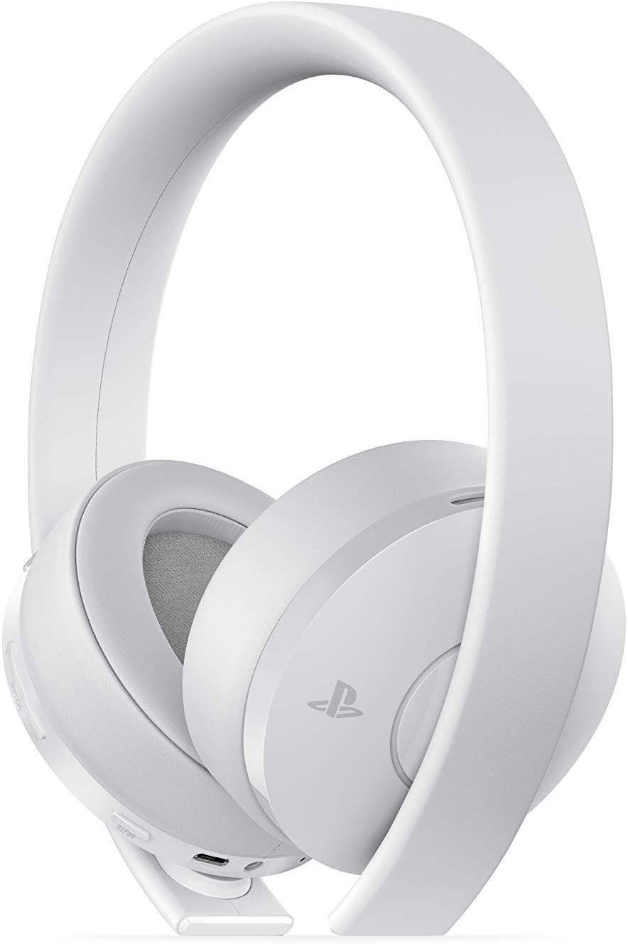 PlayStation Gold Wireless Headset (White) - (PS4) PlayStation 4 Accessories SONY