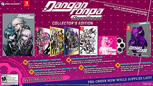 Danganronpa Decadence (Collector's Edition) - (NSW) Nintendo Switch Video Games Spike Chunsoft   