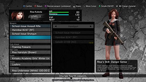 SG/ZH: School Girl Zombie Hunter - (PS4) PlayStation 4 [Pre-Owned] Video Games Aksys   