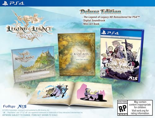 The Legend of Legacy HD Remastered: Deluxe Edition - (PS4) PlayStation 4 Video Games NIS America   